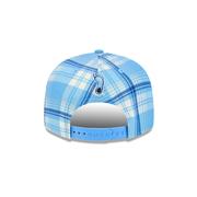 UNC New Era 950 Plaid Statement Flat Bill Snapback Cap